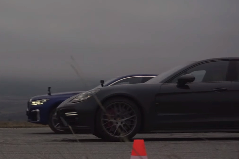 Luxury Sedan Drag Race: BMW 750i Vs. Porsche Panamera Turbo