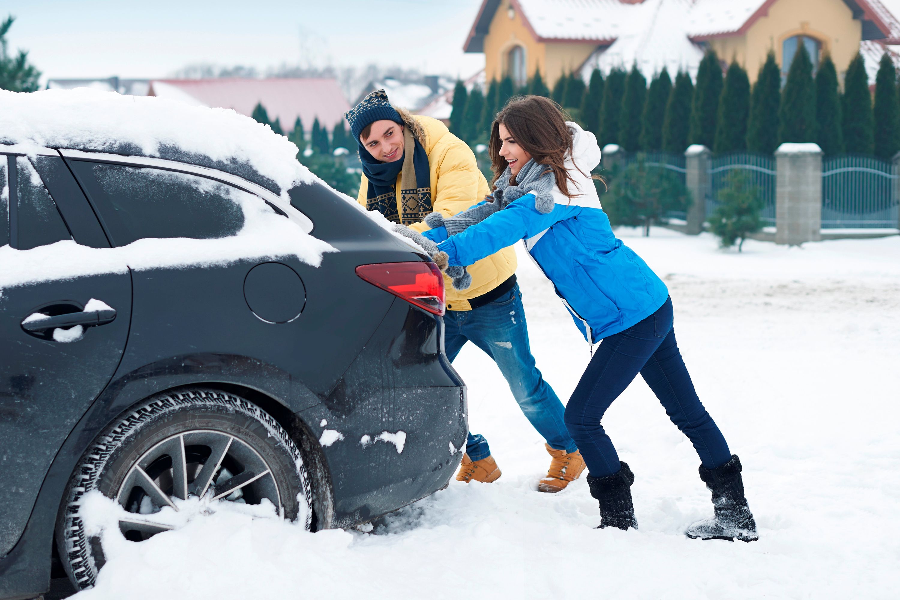 What to Do When Your Car is Stuck in the Snow