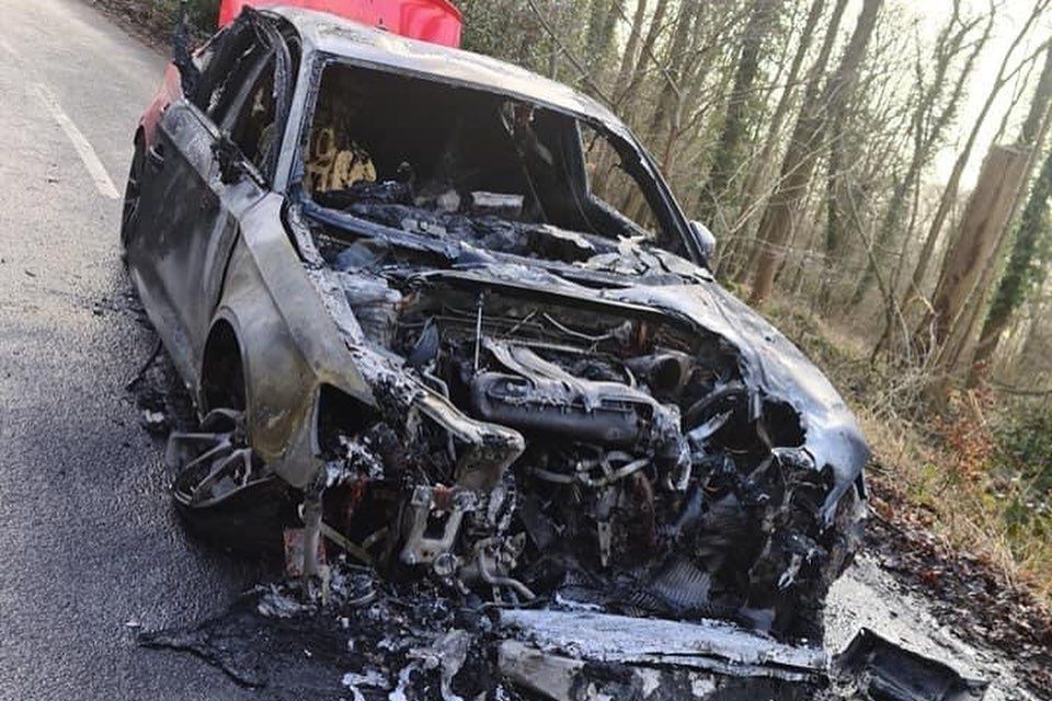 UK's Fastest Audi RS3 Destroyed In Fire