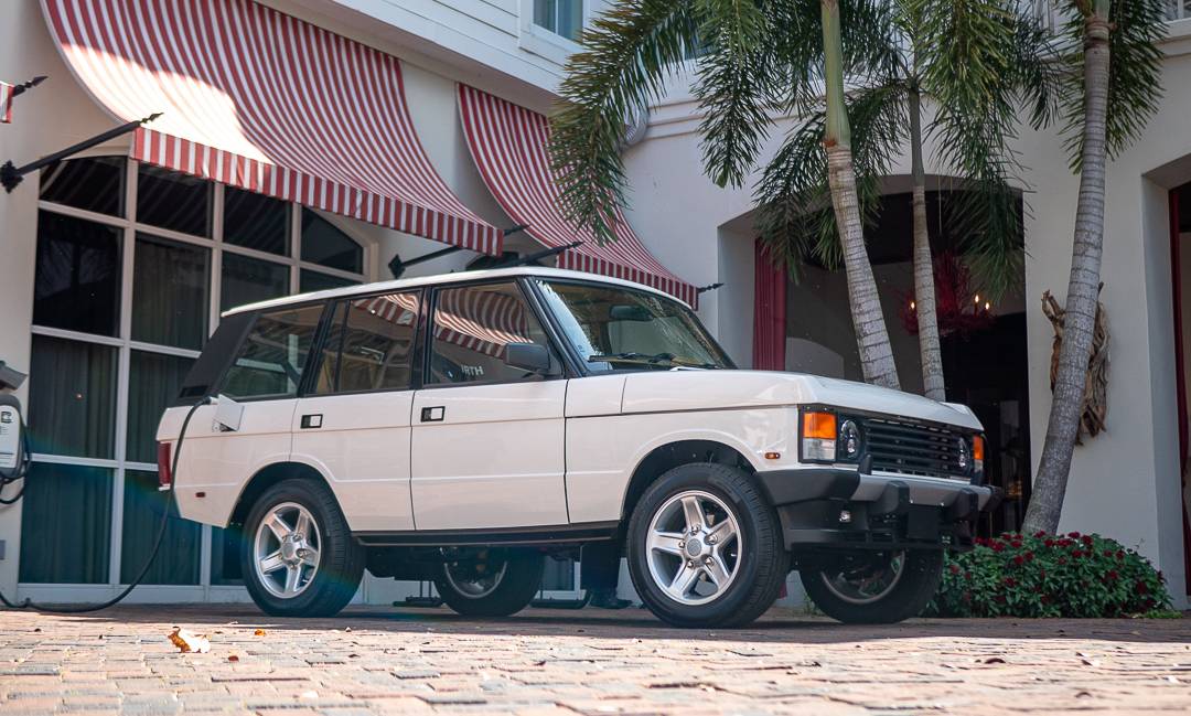 Driving The World's First All-Electric Range Rover