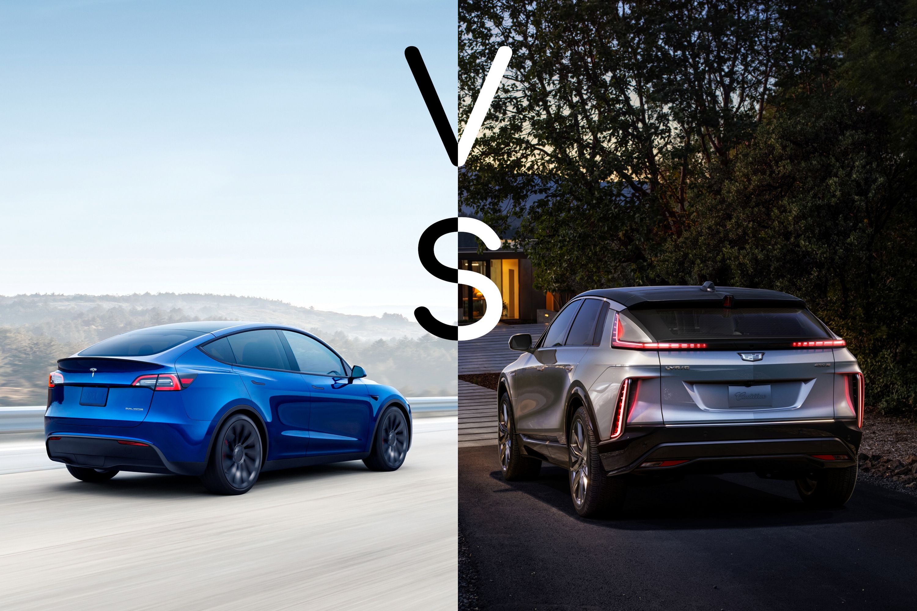 Electric SUVs Cadillac Lyriq Vs. Tesla Model Y