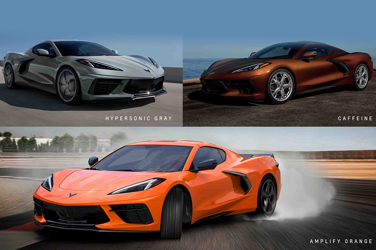 Chevy Reveals Three New Colors For 2022 Corvette