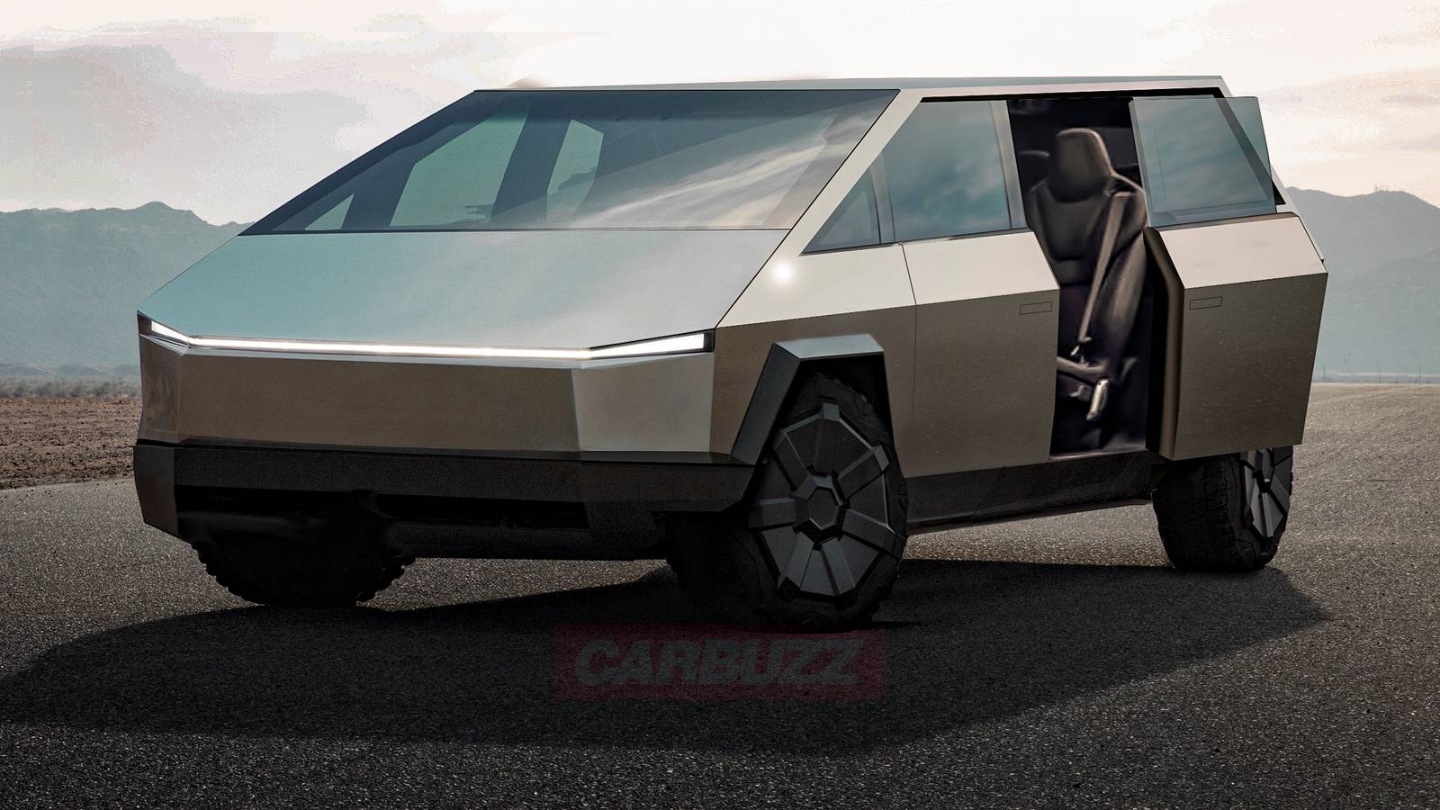 Tesla's Radical-Looking Cybervan Will Debut In 2026