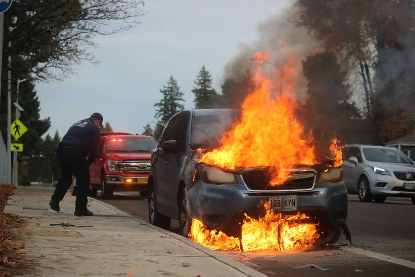 Engine Running On Fire Tips On How To Handle A Car On Fire