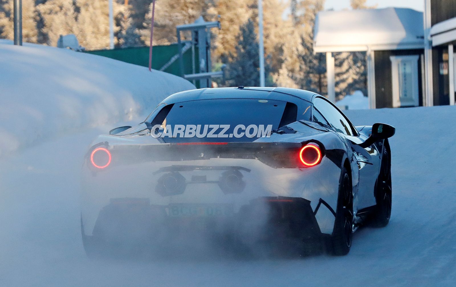 Spied! Ferrari's New V6-Powered Hybrid Supercar