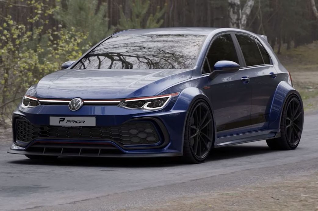 Widebody Vw Golf Gti Makes Honda Civic Type R Look Tame