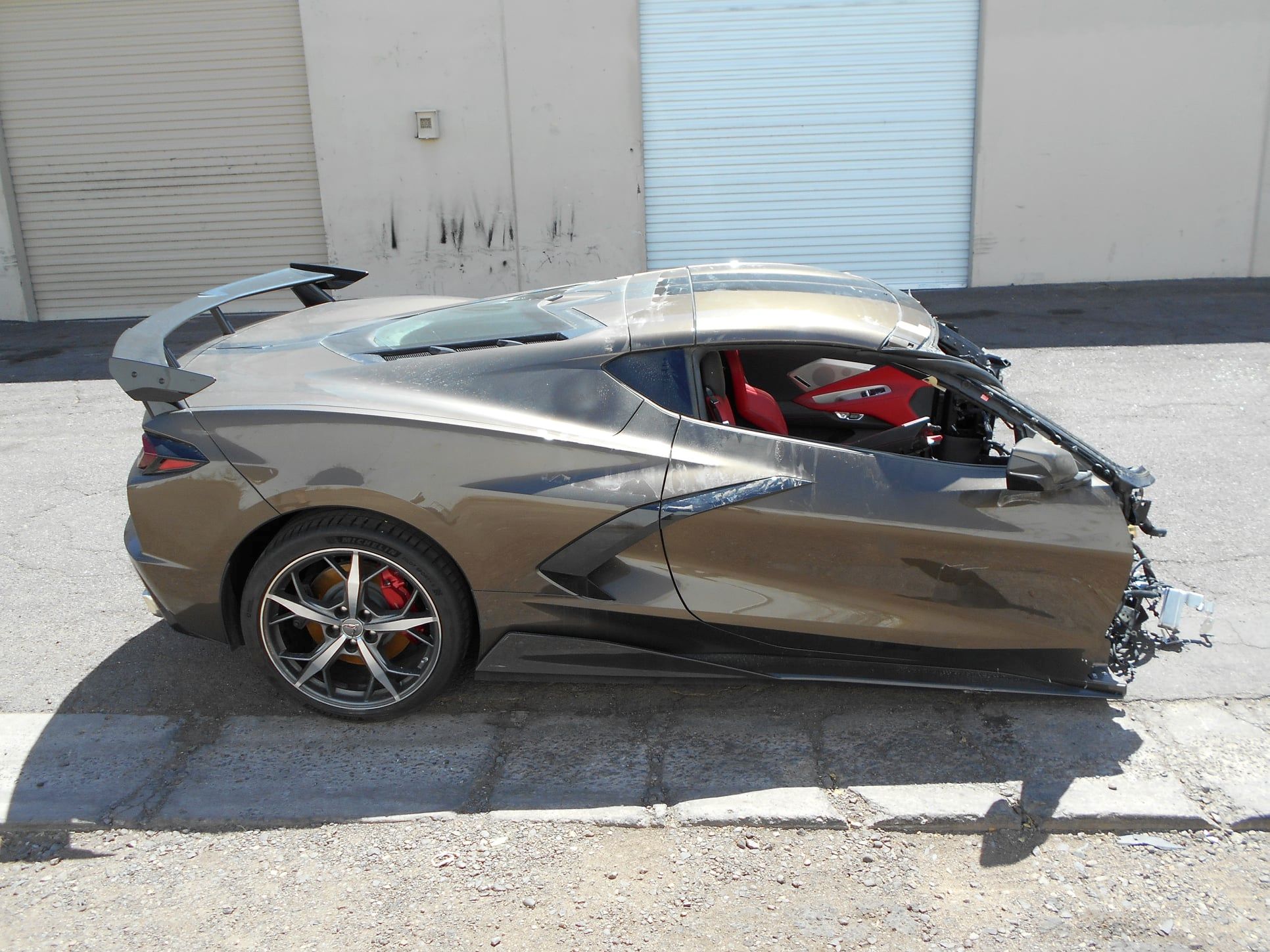 2020 Chevy Corvette's V8 Engine Survives Shocking Crash