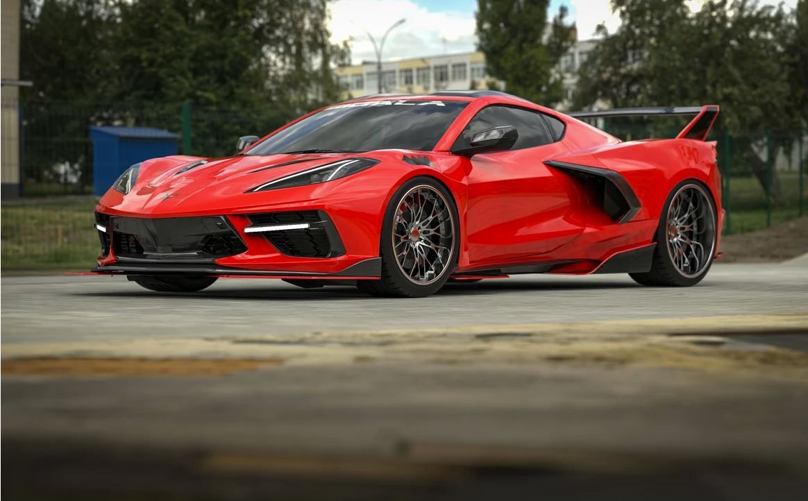 World's First C8 Corvette Widebody Looks Wild