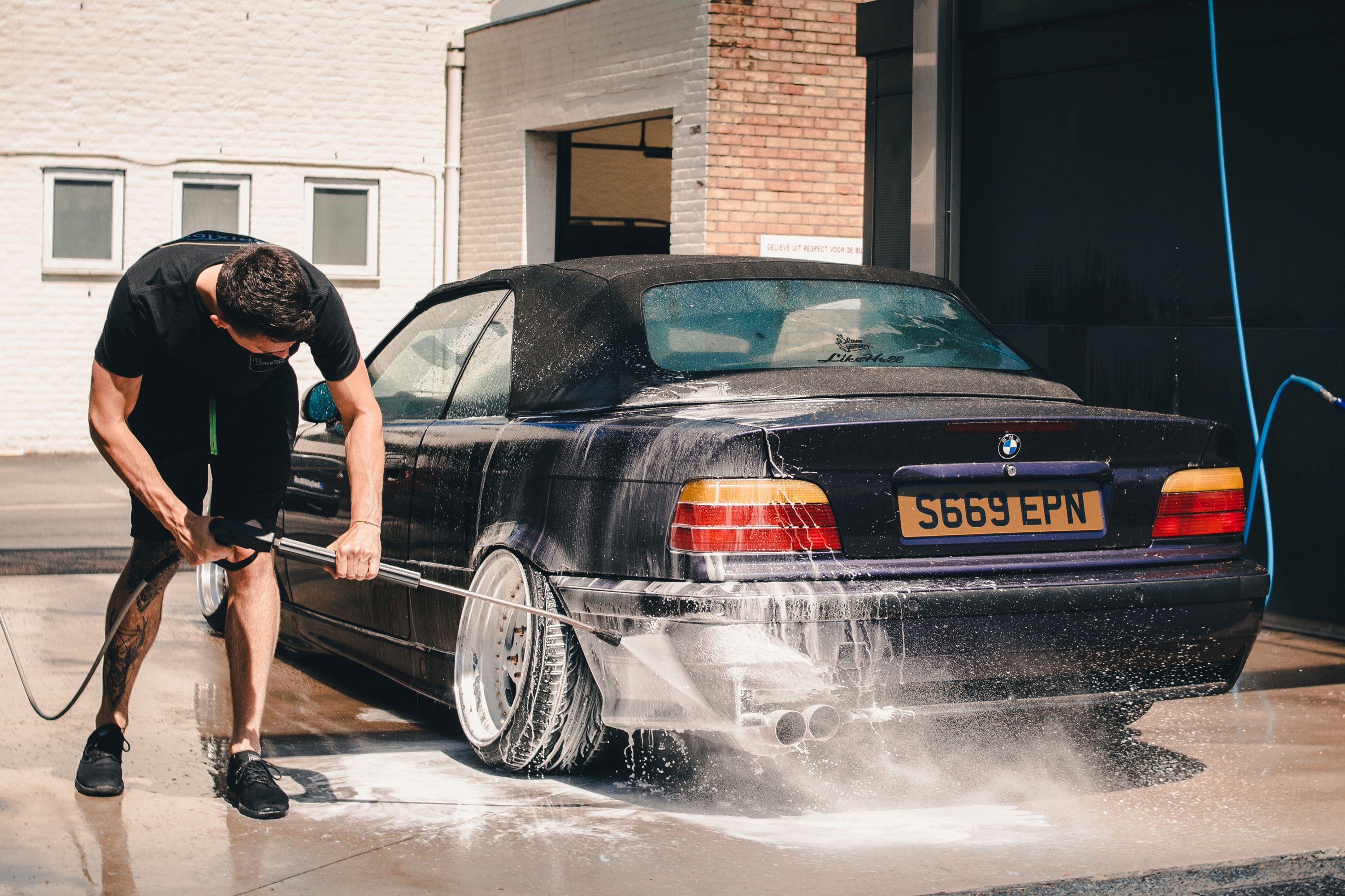 Can you take a soft-top convertible through a car wash?