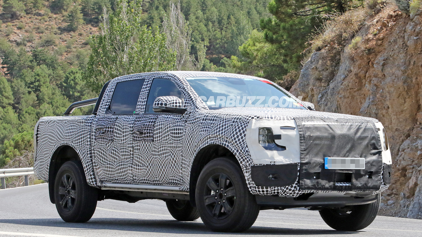 Next-Generation Ford Ranger Shows Its Face With Hybrid Technology