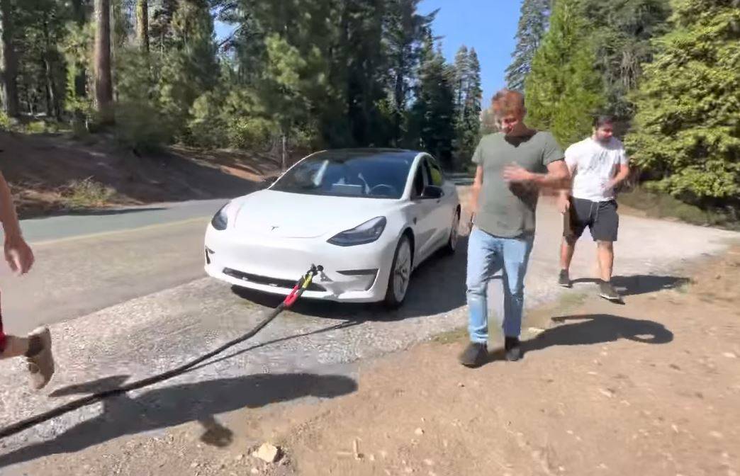 Watch A Tesla Model 3 Gain 37 Miles Of Range By Simply Being Towed