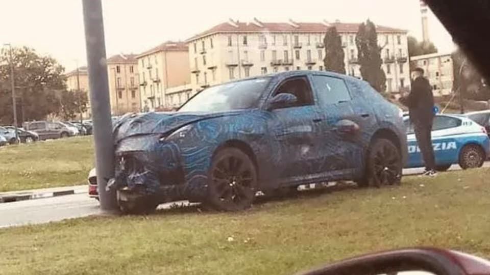 Somebody Has Already Crashed A Maserati Grecale SUV