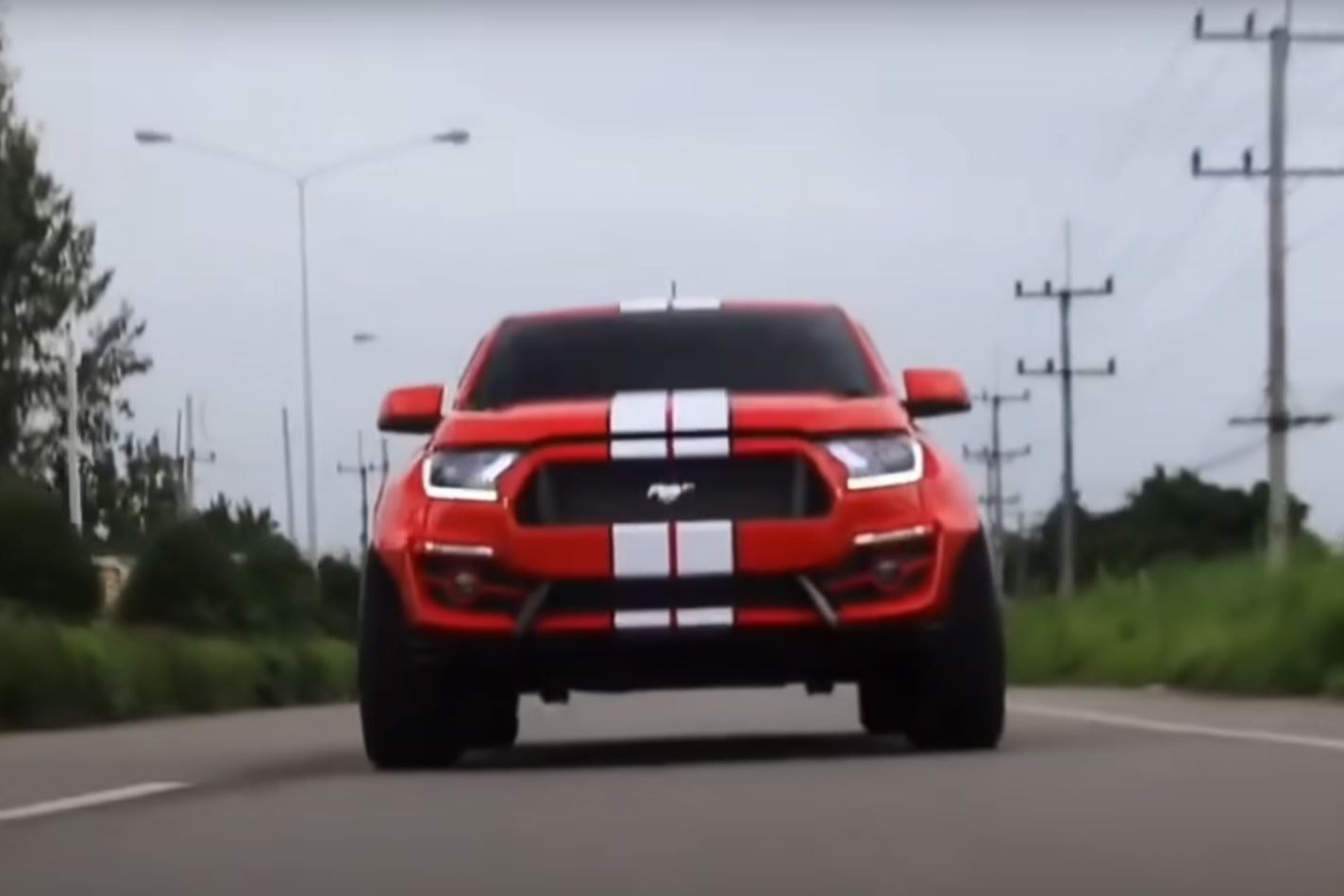 Ford Ranger Gets Outrageous Widebody Mustang Body Kit