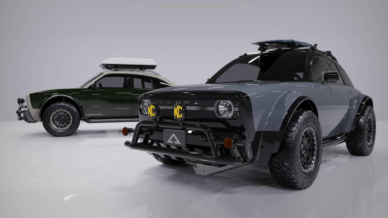 Alpha Motor's Retro EVs Get Rugged Makeover
