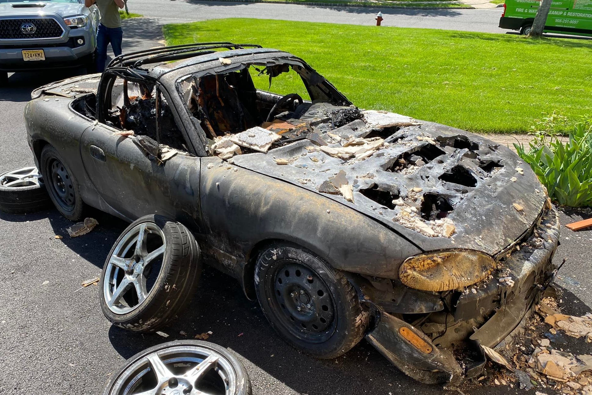 Fire-Ravaged Mazdaspeed Miata Somehow Still Works