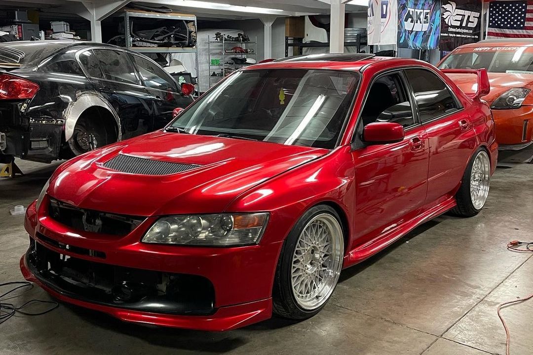 Subaru WRX Gets The Face Of A Mitsubishi Lancer Evo