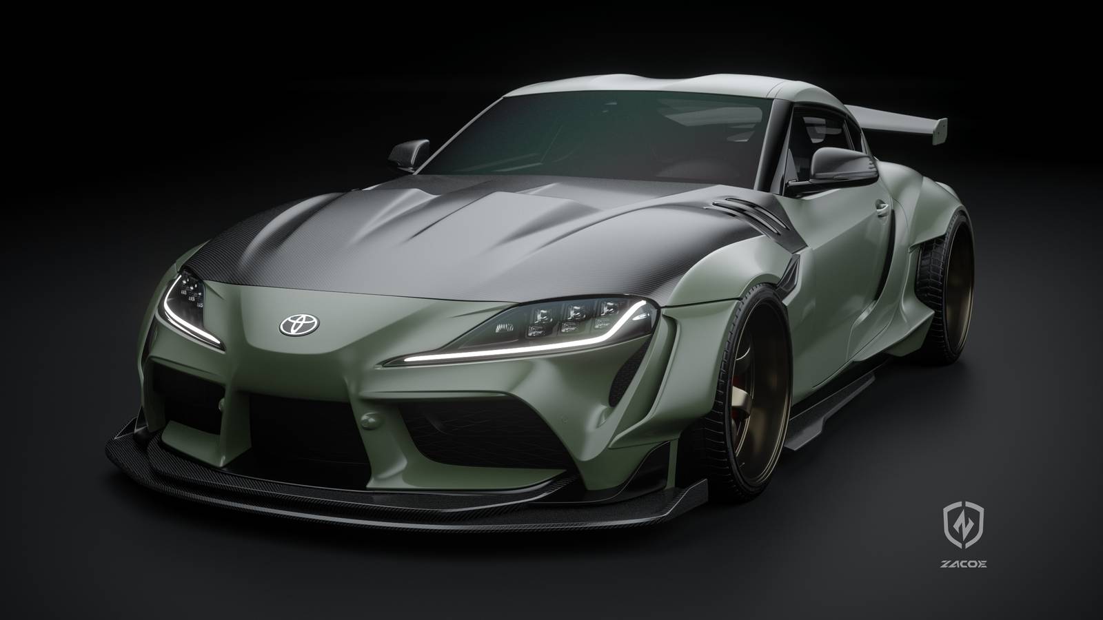 Toyota GR Supra Gets Aggressive Widebody Makeover