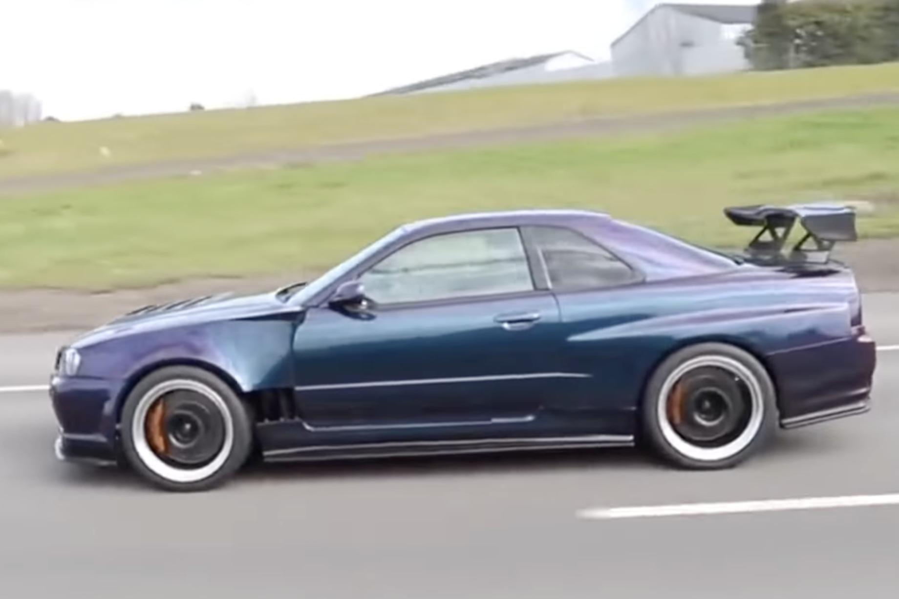 Wrecked R35 Meet The Nissan R69 Skyline: R34 Body On An R35 Chassis
