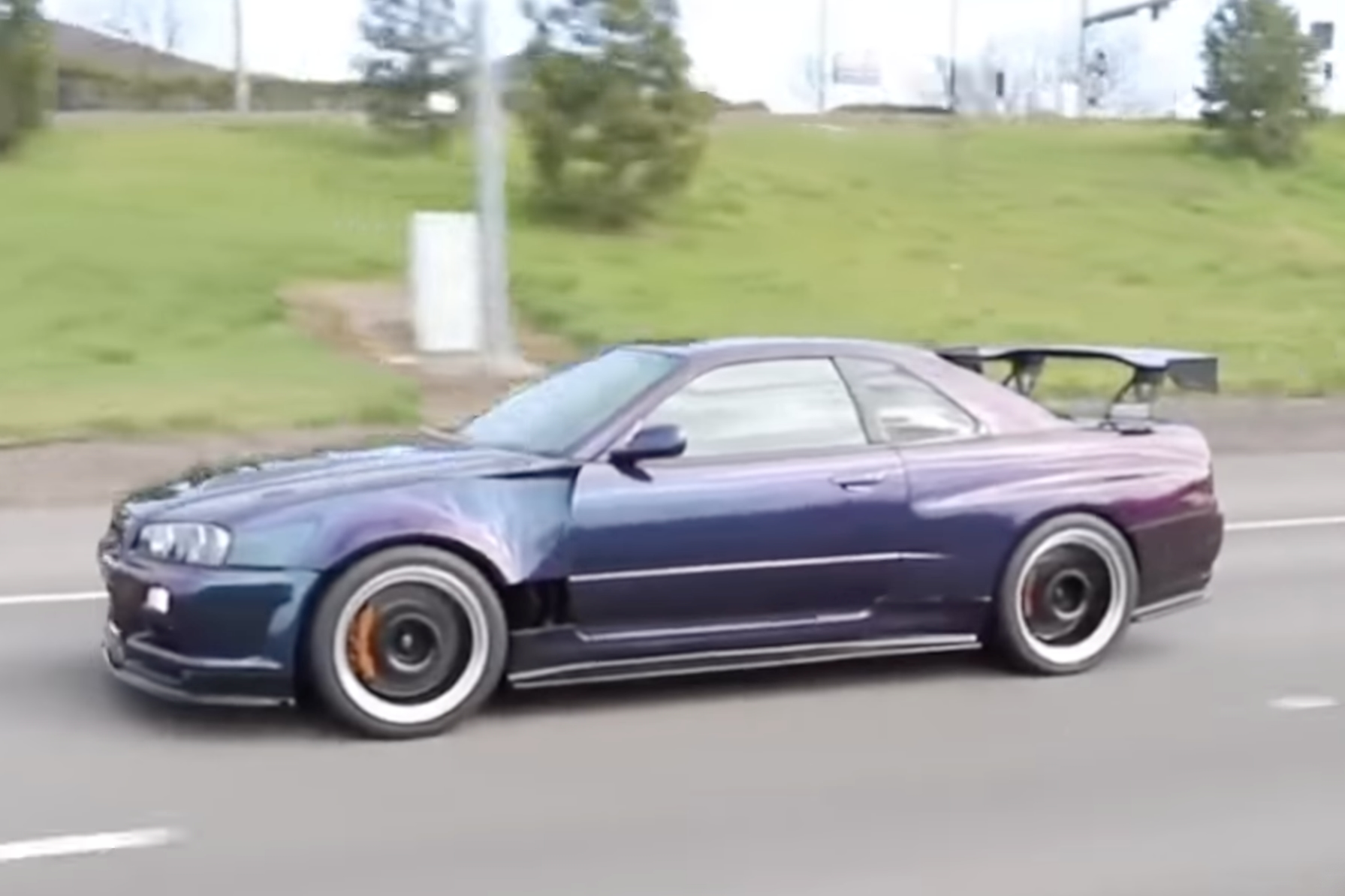 Wrecked R35 Meet The Nissan R69 Skyline: R34 Body On An R35 Chassis