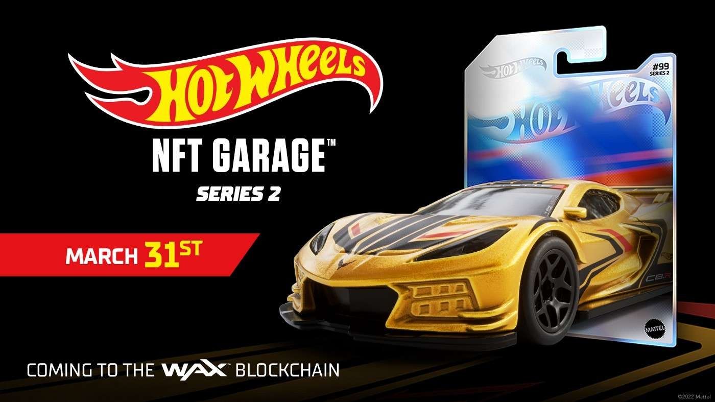 Hot Wheels shops Series 2 - Chevrolet Corvette C8.R NFT Garage